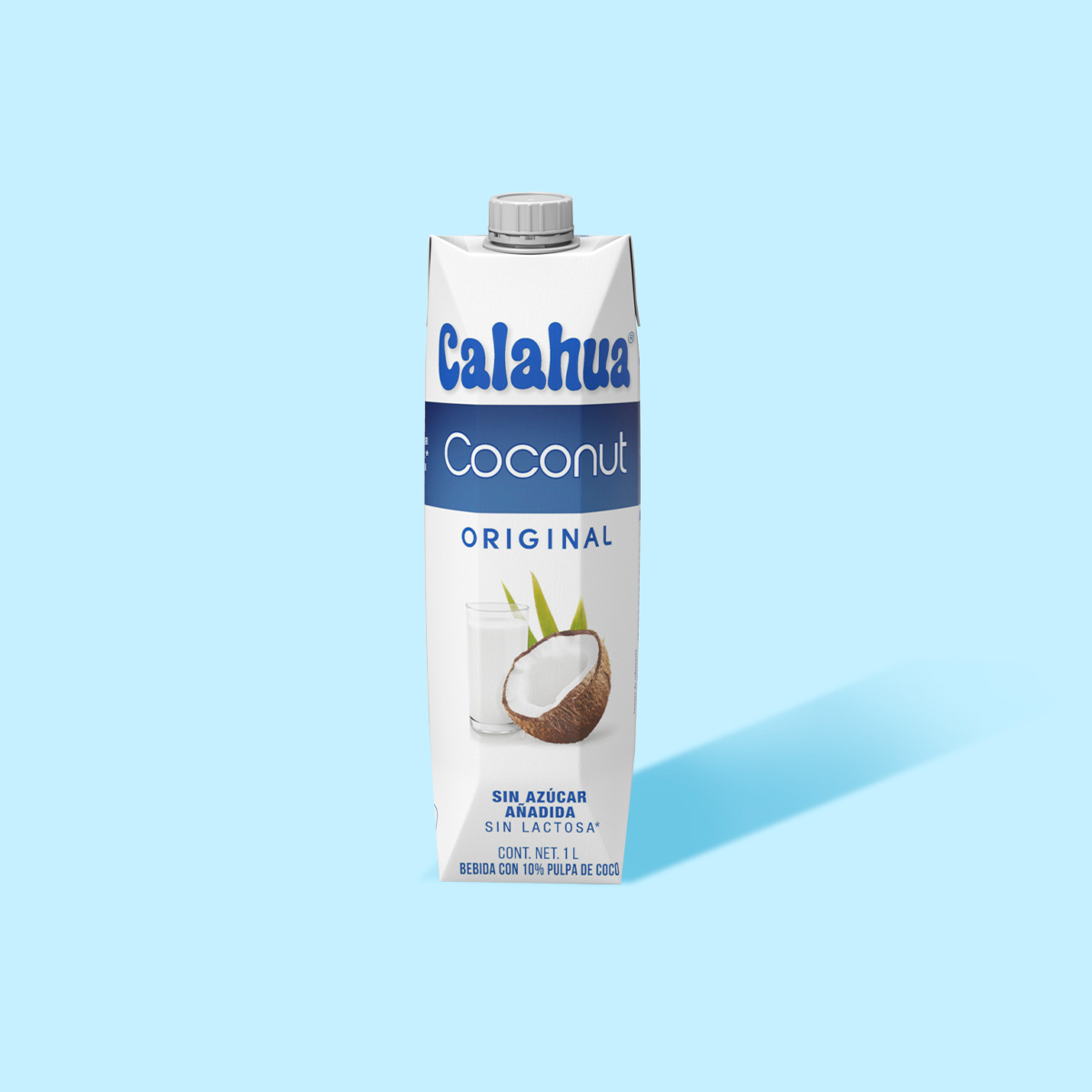 Bebida con Coco Natural, Tetra Prisma  de 1 litro frente