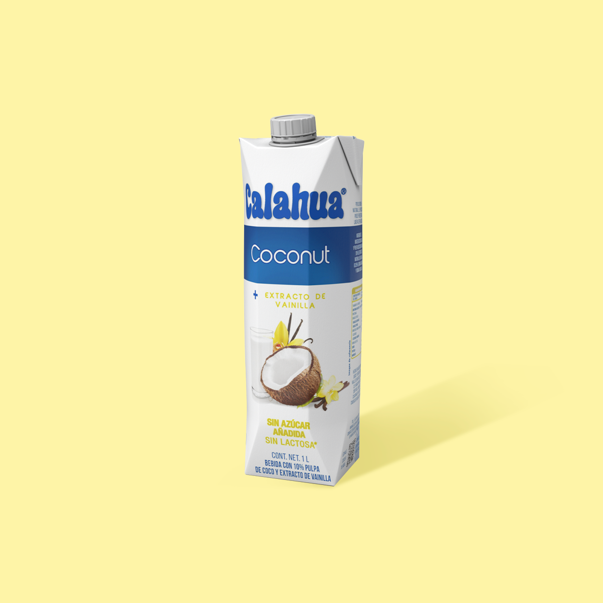 Bebida con Coco y extracto vainilla Tetra Prisma 1 L. 3/4