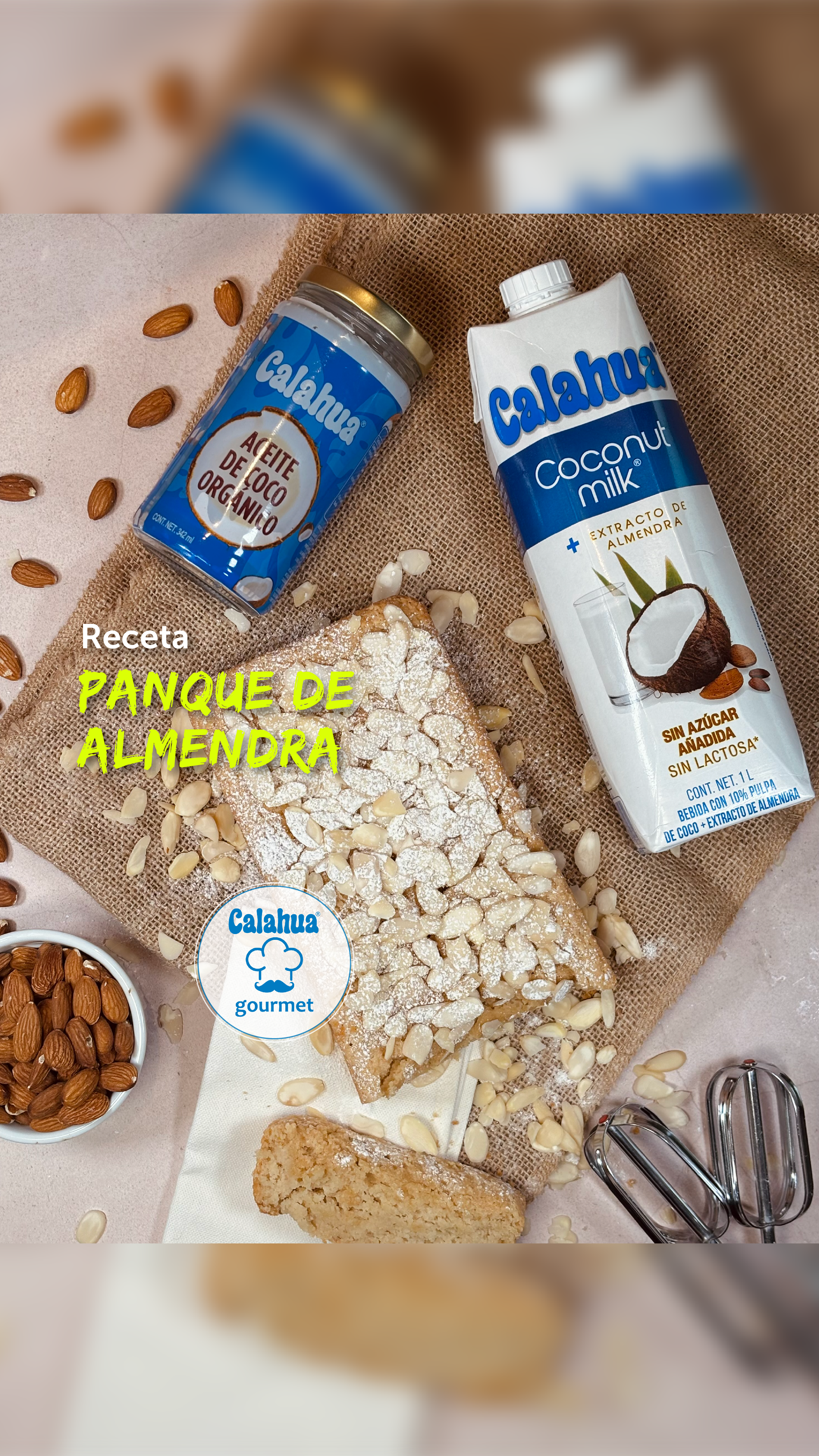 Panque-almendra