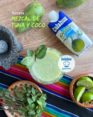 Mezcal tuna y coco